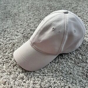 Lululemon Baseball Cap OS Light Taupe Adjustable Strap Tencel Lyocell Blend